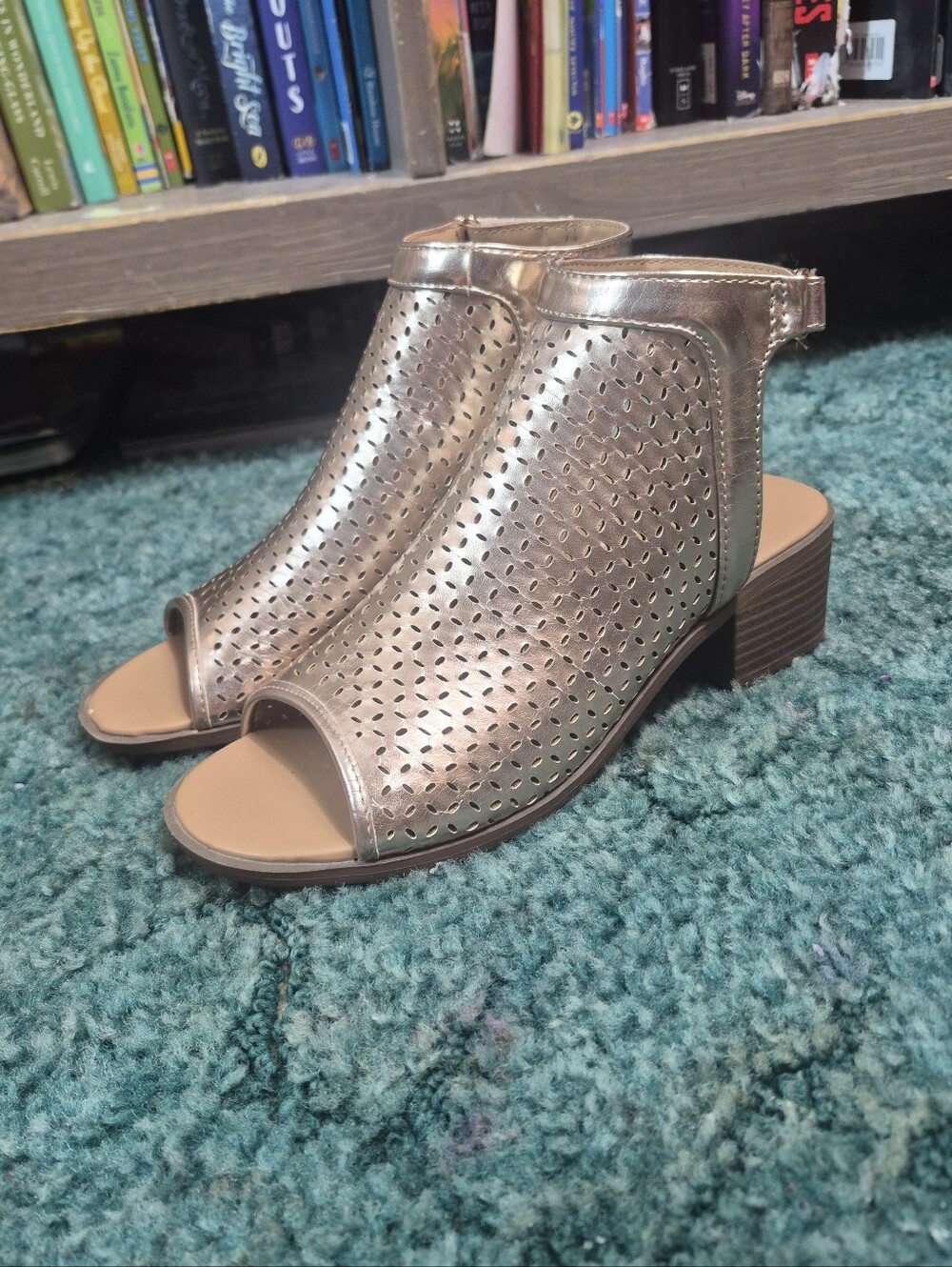 Nine West Heeled Sandals Girls Putian Size 4